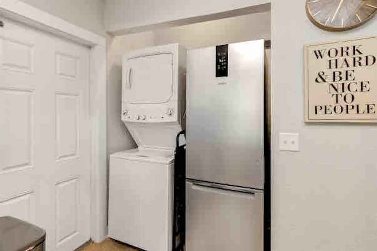 In unit washer & dryer