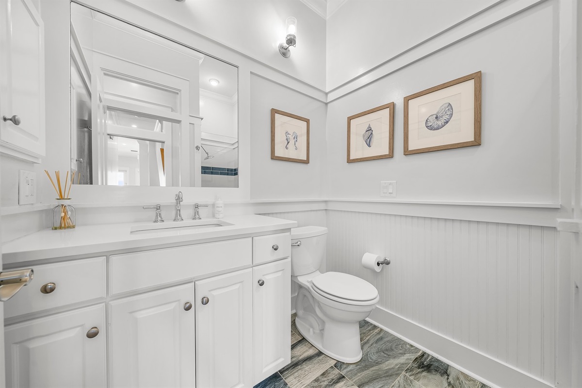 Bathroom for Bedroom 2 - remodeled with walk in shower