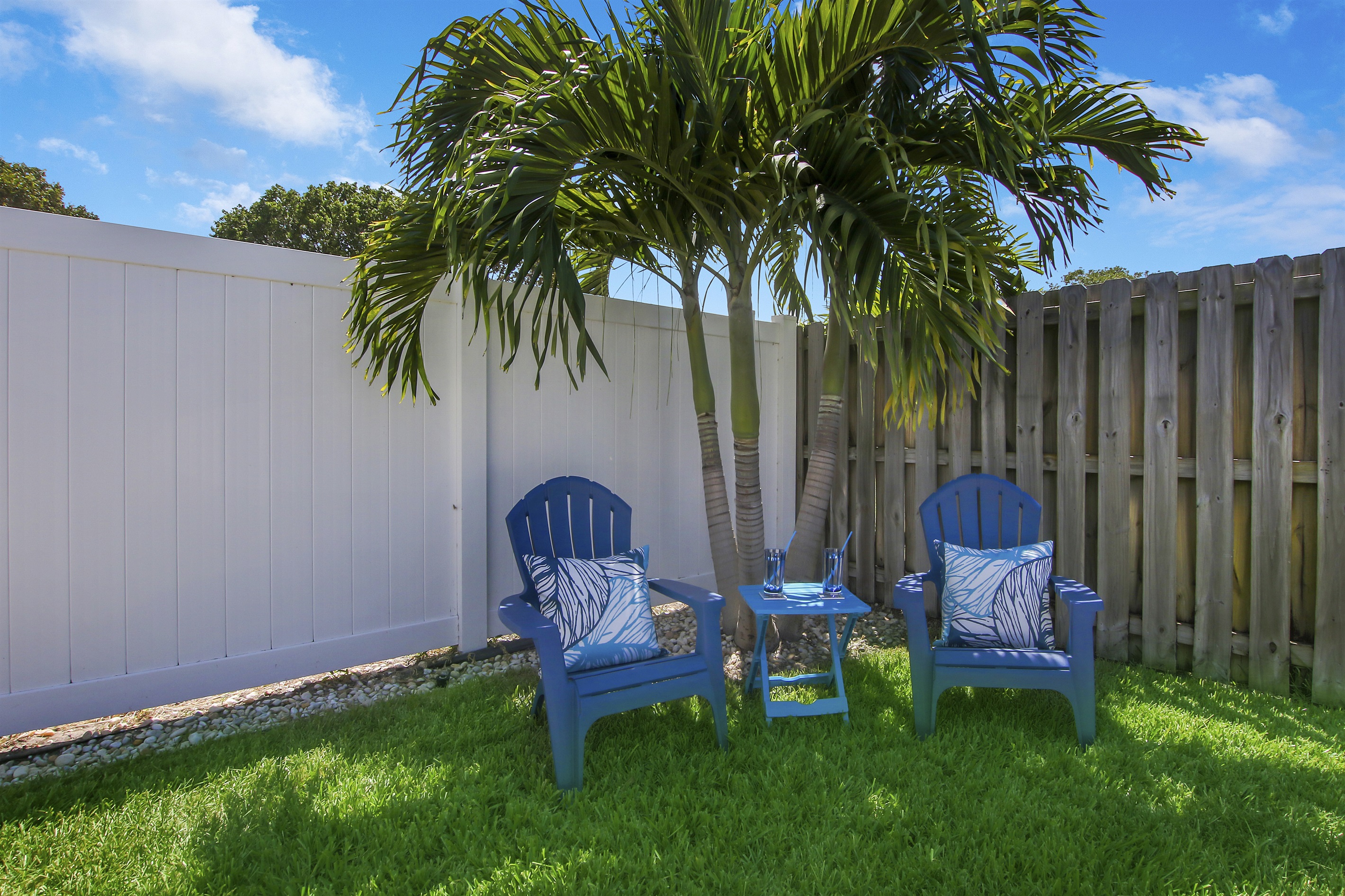 Sip an ice cold drink, relax in the shade