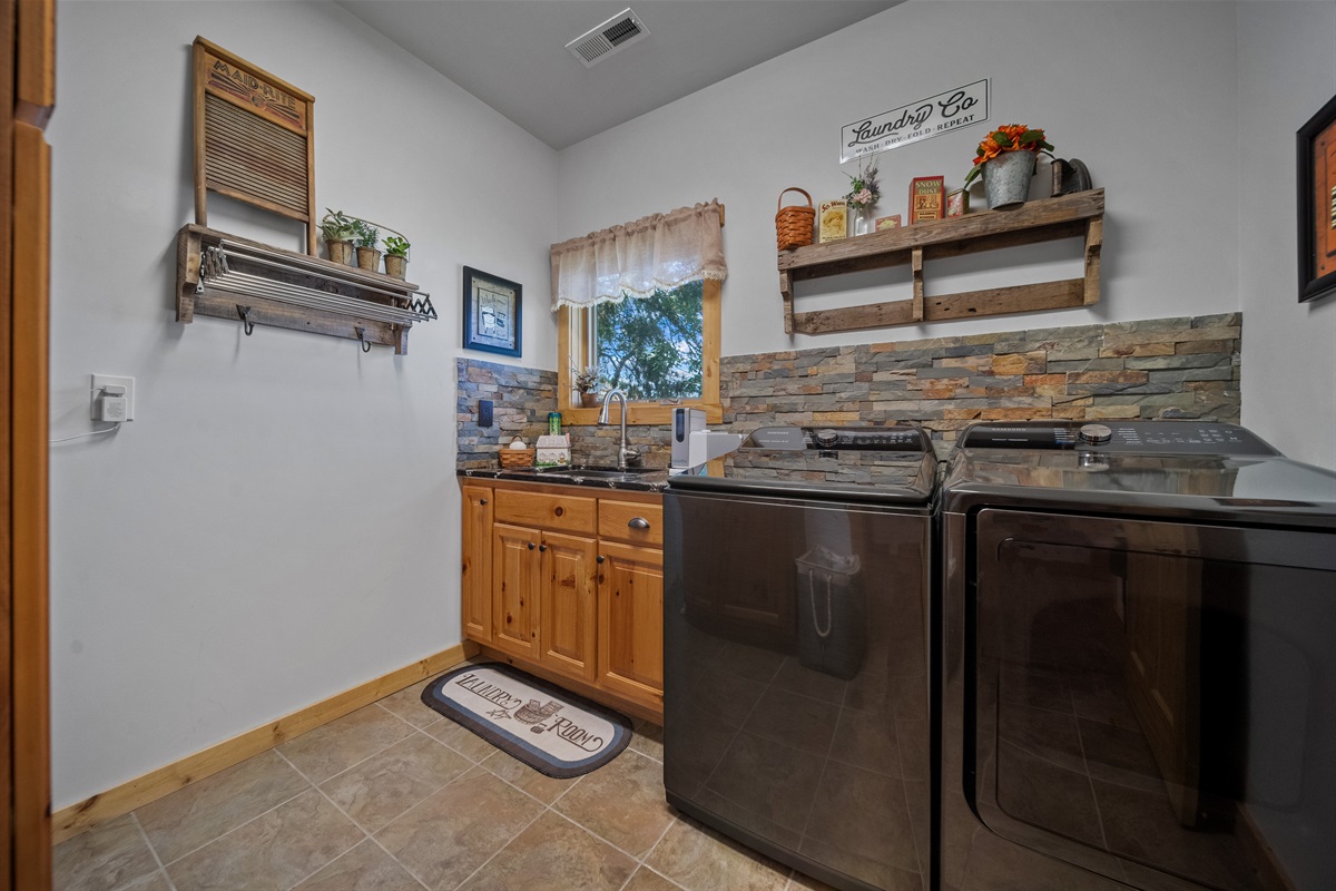 Laundry Room (top floor behind kitchen)