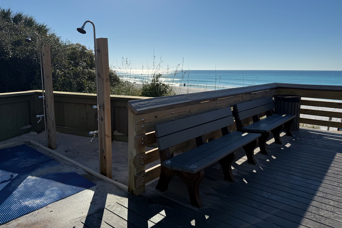 Public Beach Showers