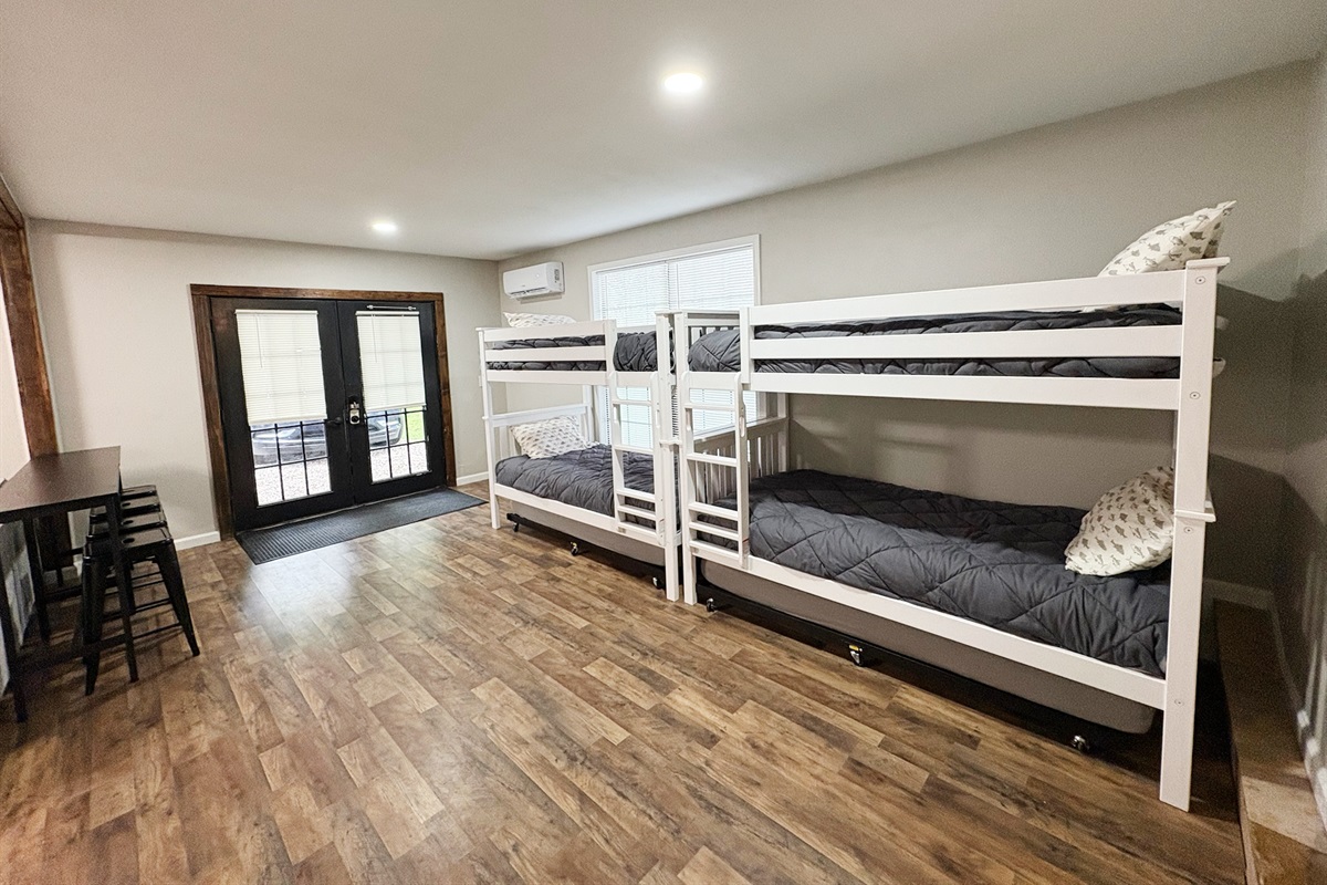 Spacious Bunk Room
