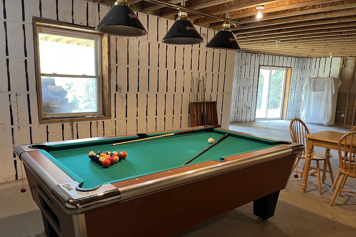 Lower level Gameroom
