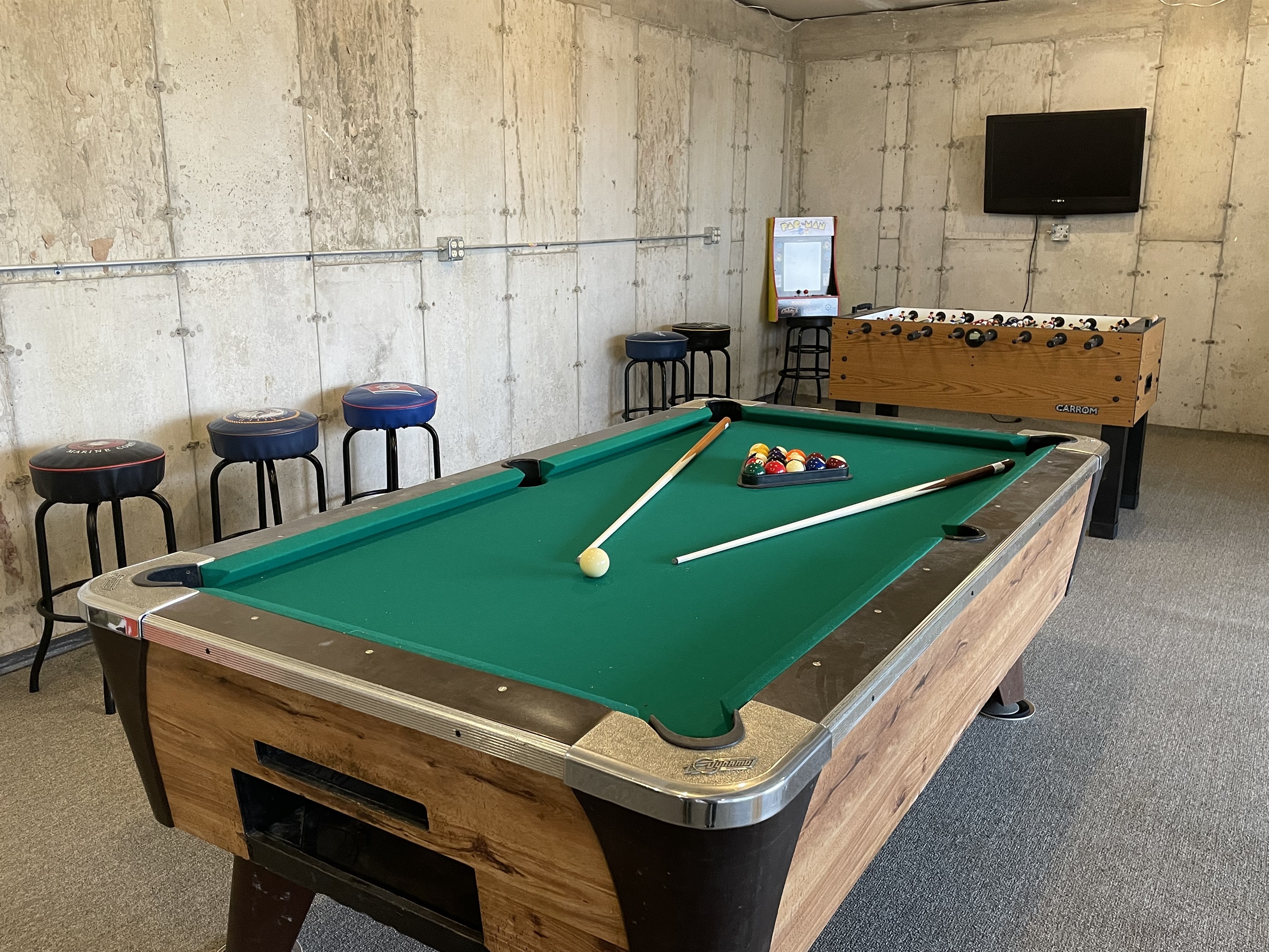 Play a game of pool.