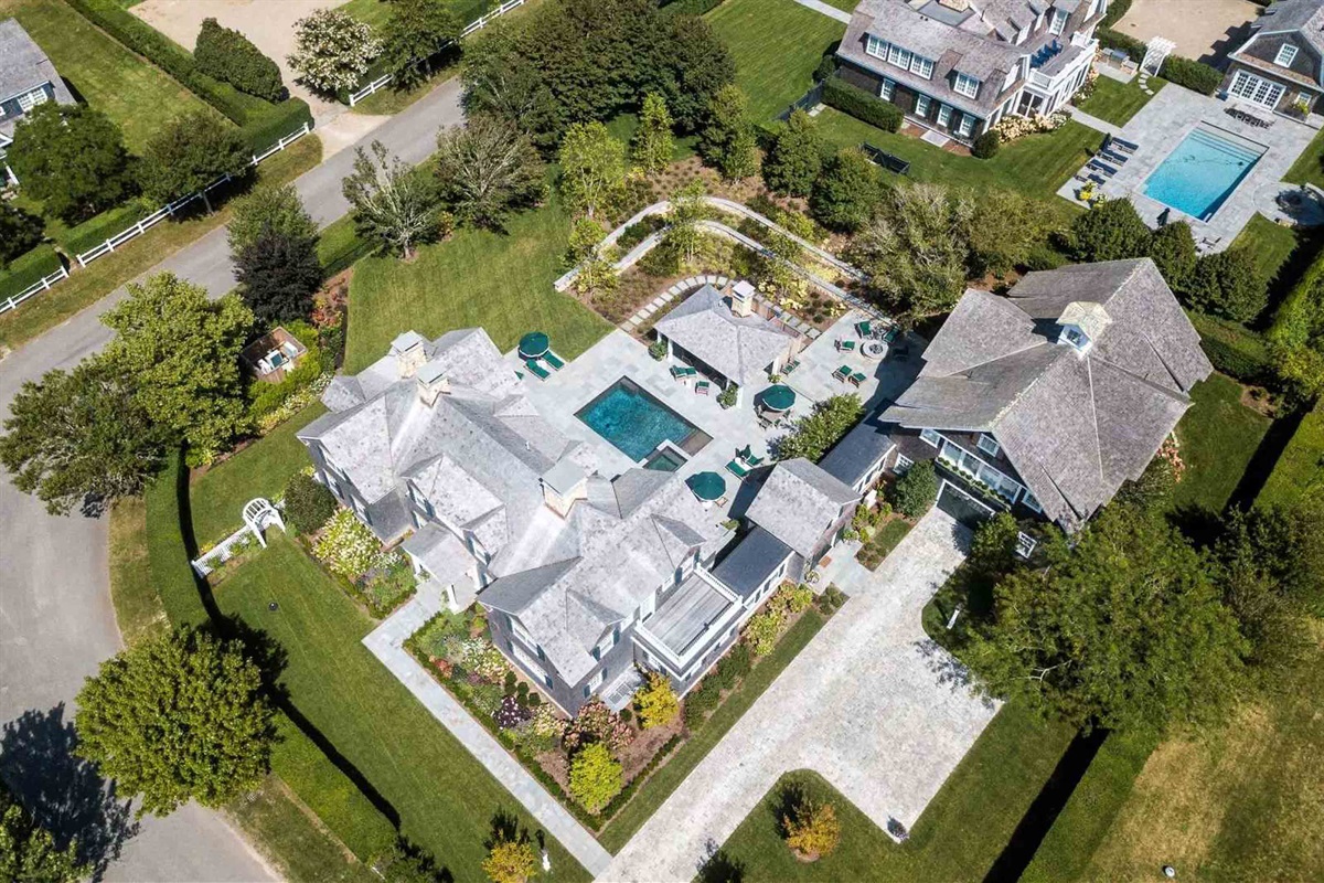 Aerial View of Compound