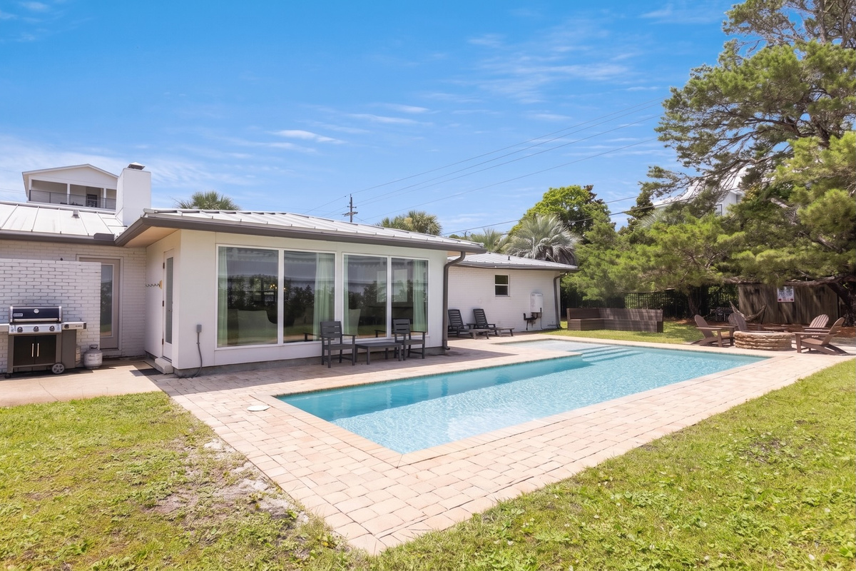 Step outside to your own private pool, where carefree afternoons become part of the vacation experience.