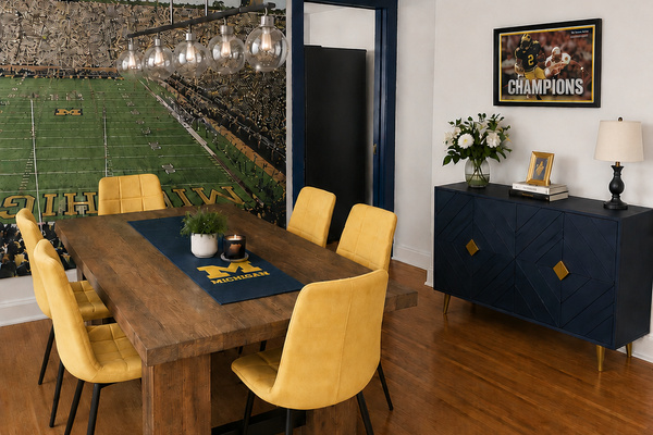 PHOTOS ARE AI RENDERINGS OF FUTURE FURNISHINGS - HOME CURRENTLY UNDER RENOVATION 