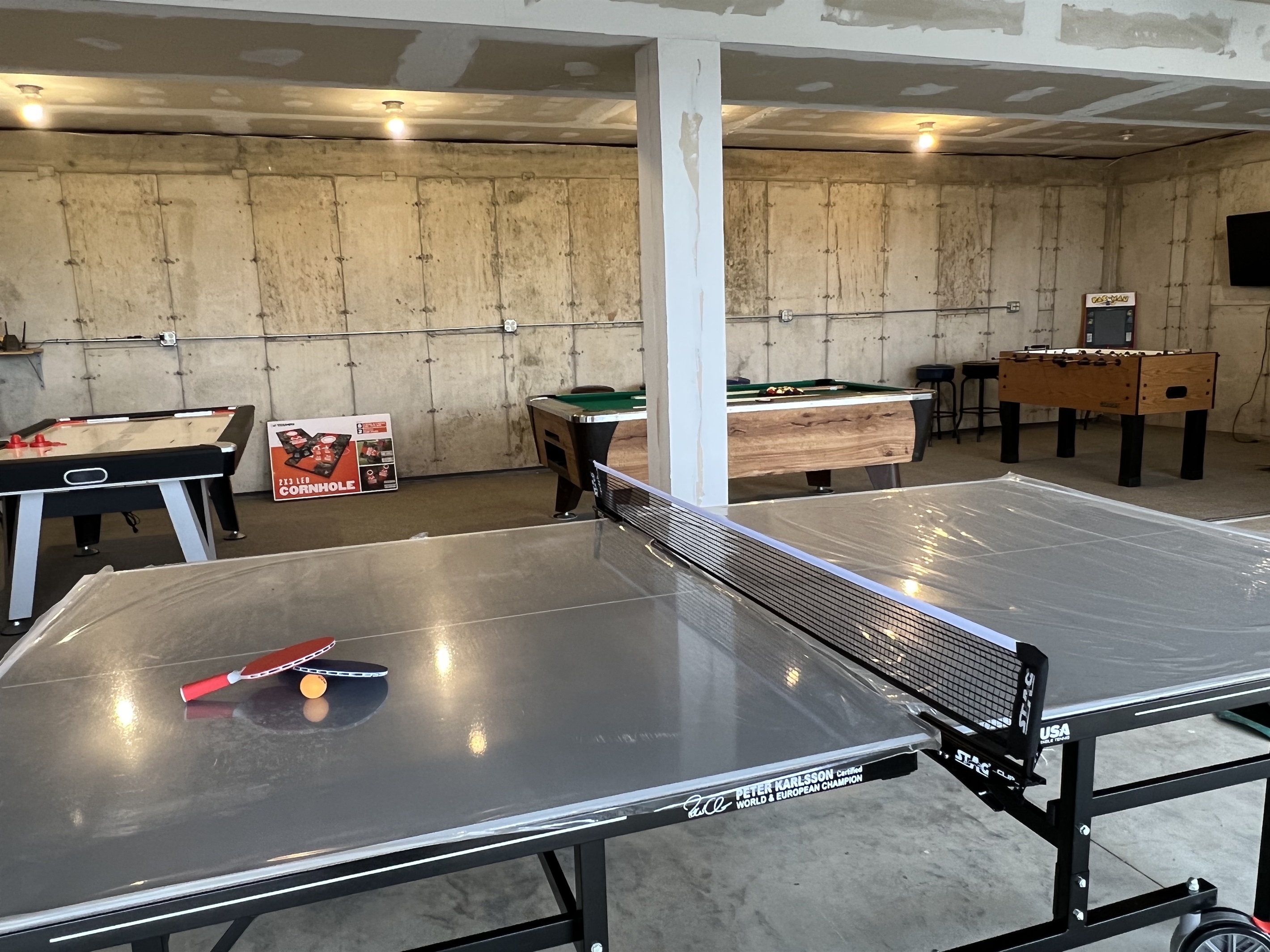 Ping Pong Table.