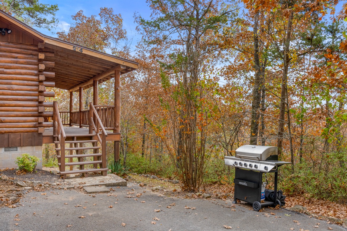 Fire up romance with outdoor cooking at the cabin