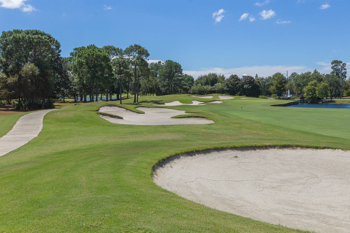 Enjoy a round of golf at any of the four championship golf courses.