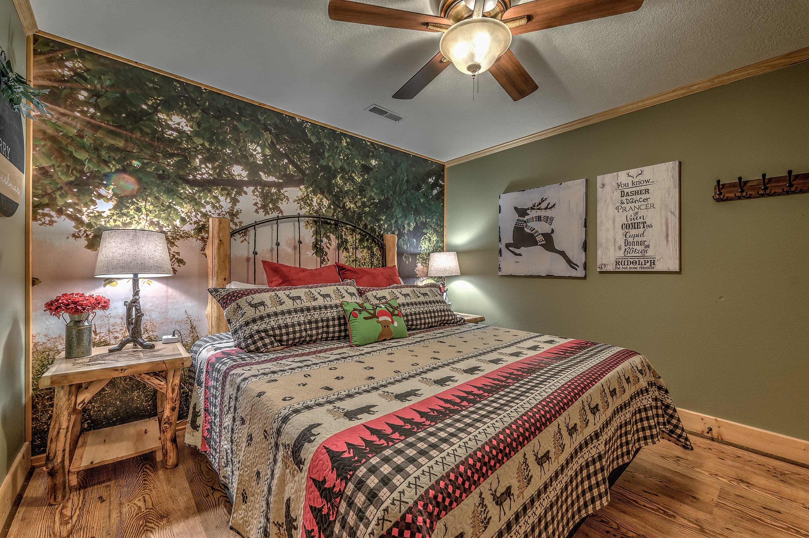 Reindeer Room King Basement