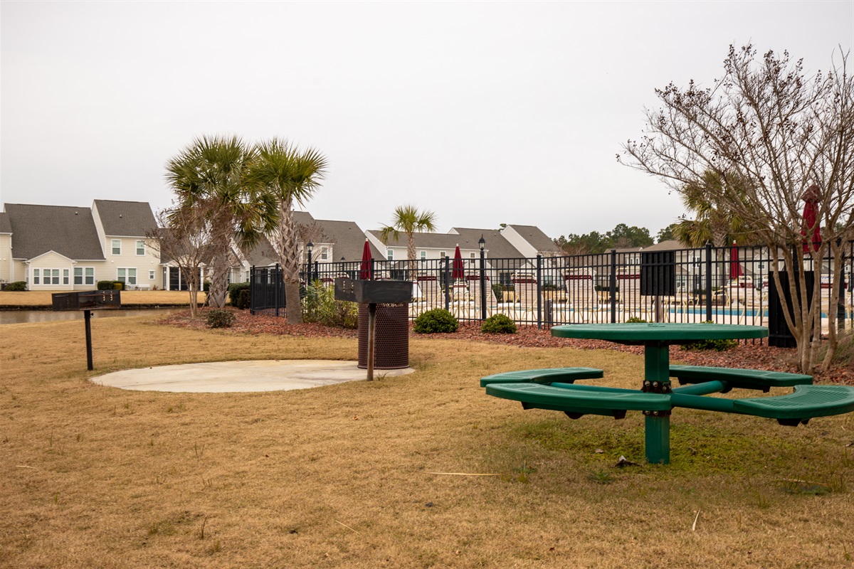 Picnic Area by Pool