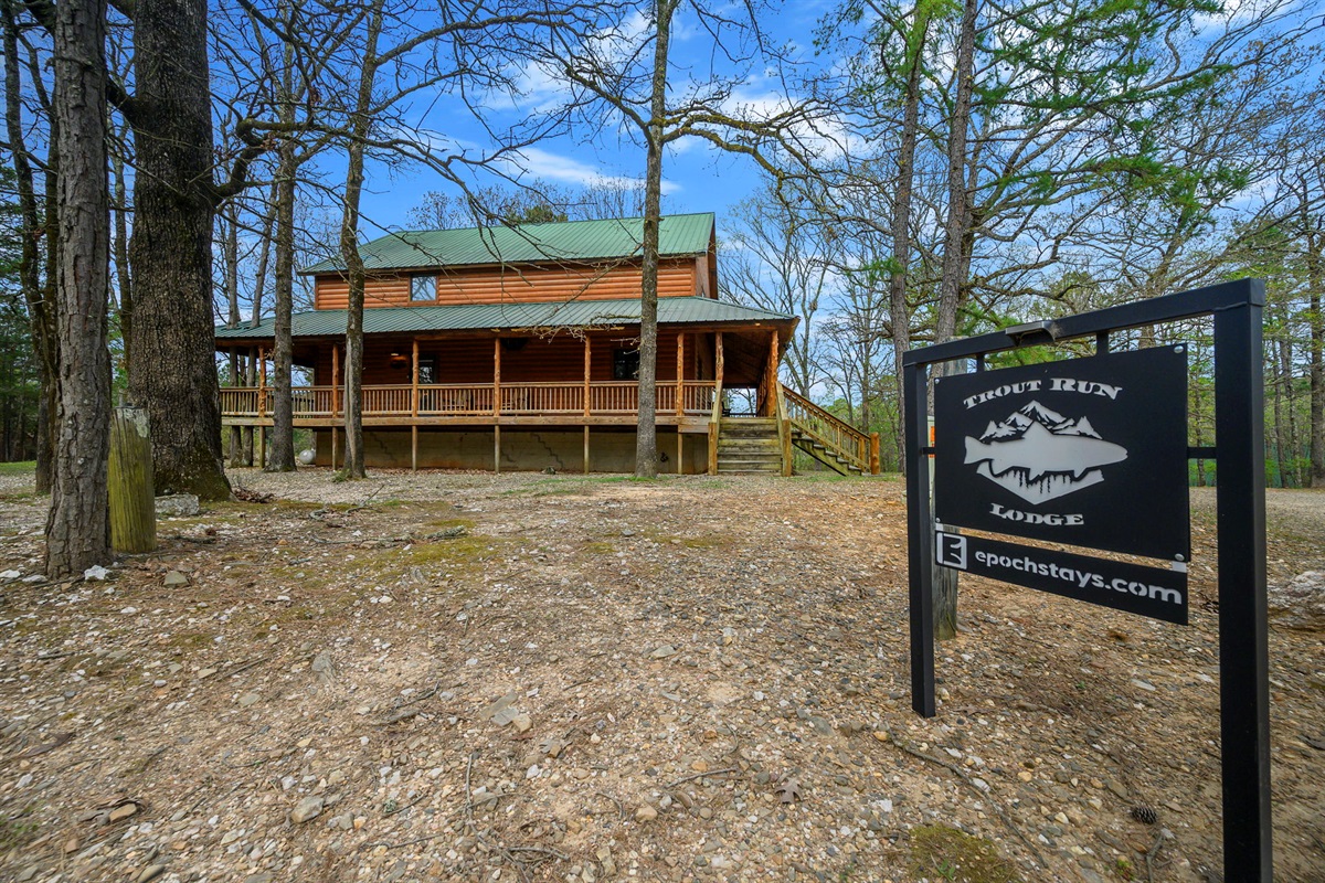 Front Entrance to Trout Run Lodge