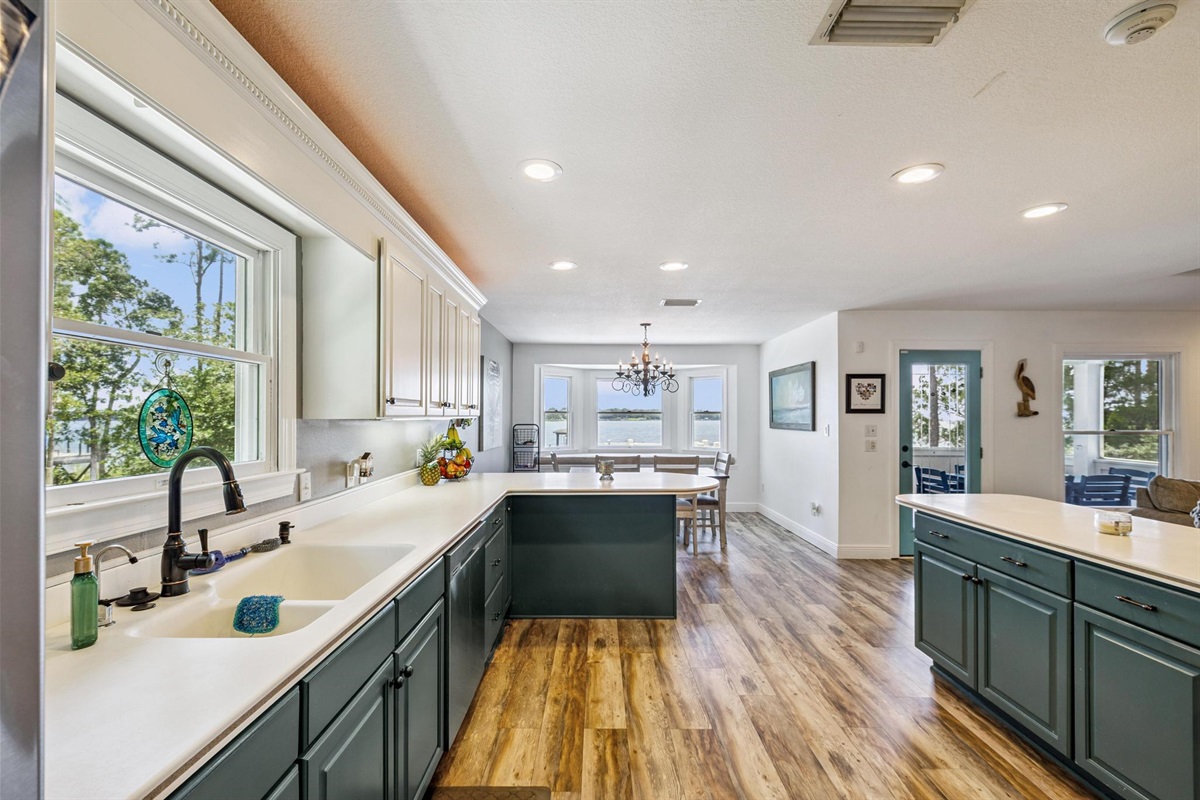 Beautiful view from kitchen
