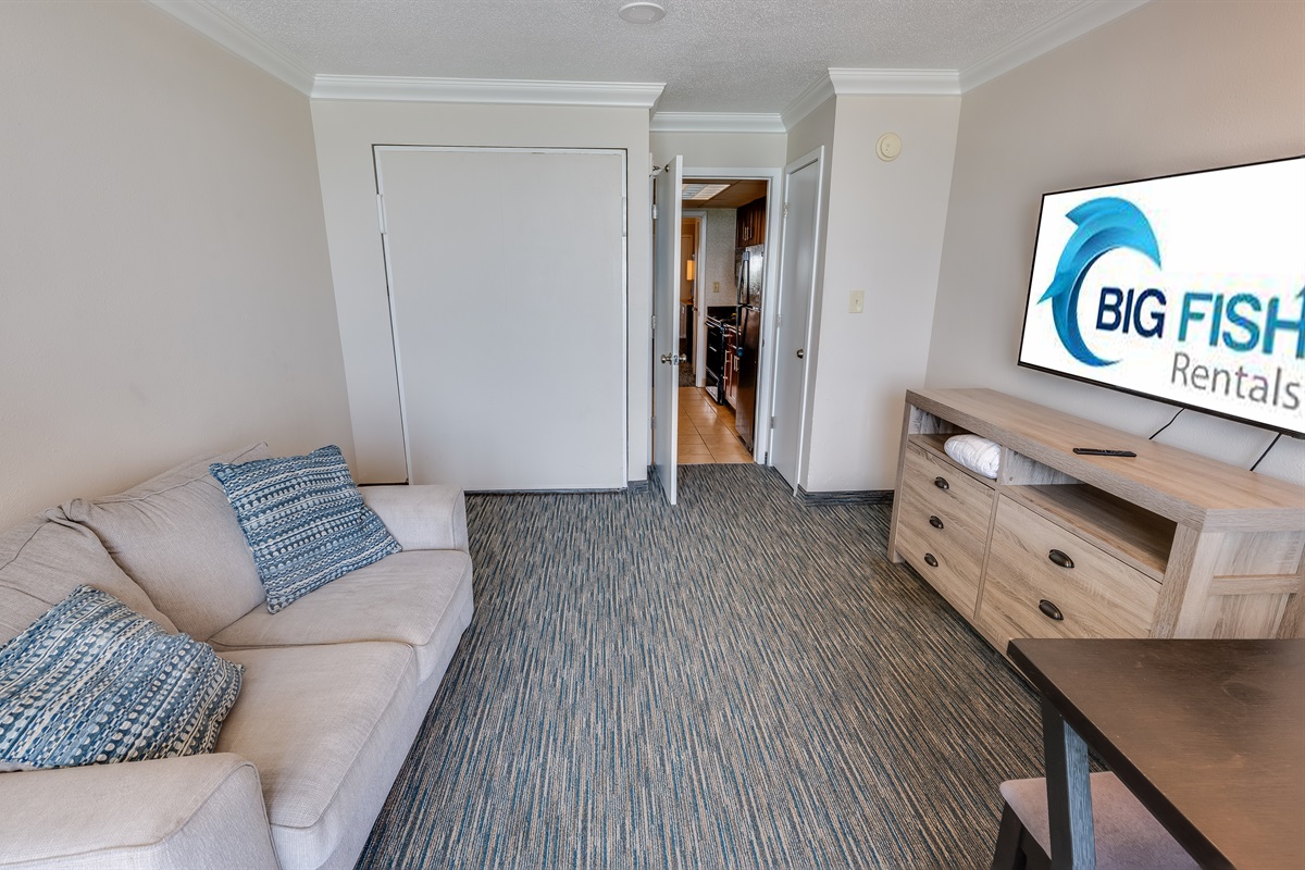 Large Living Area with Amazing Views of the Ocean, Beautifully Decorated