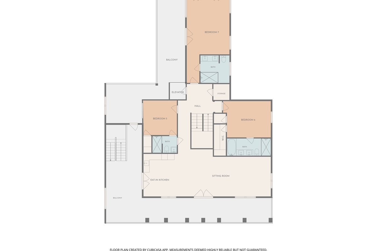 Third Floor | Rosewood Retreat | 2605 Palm Blvd, Isle of Palms, SC | IOP Escapes