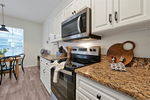 Fully functional kitchen