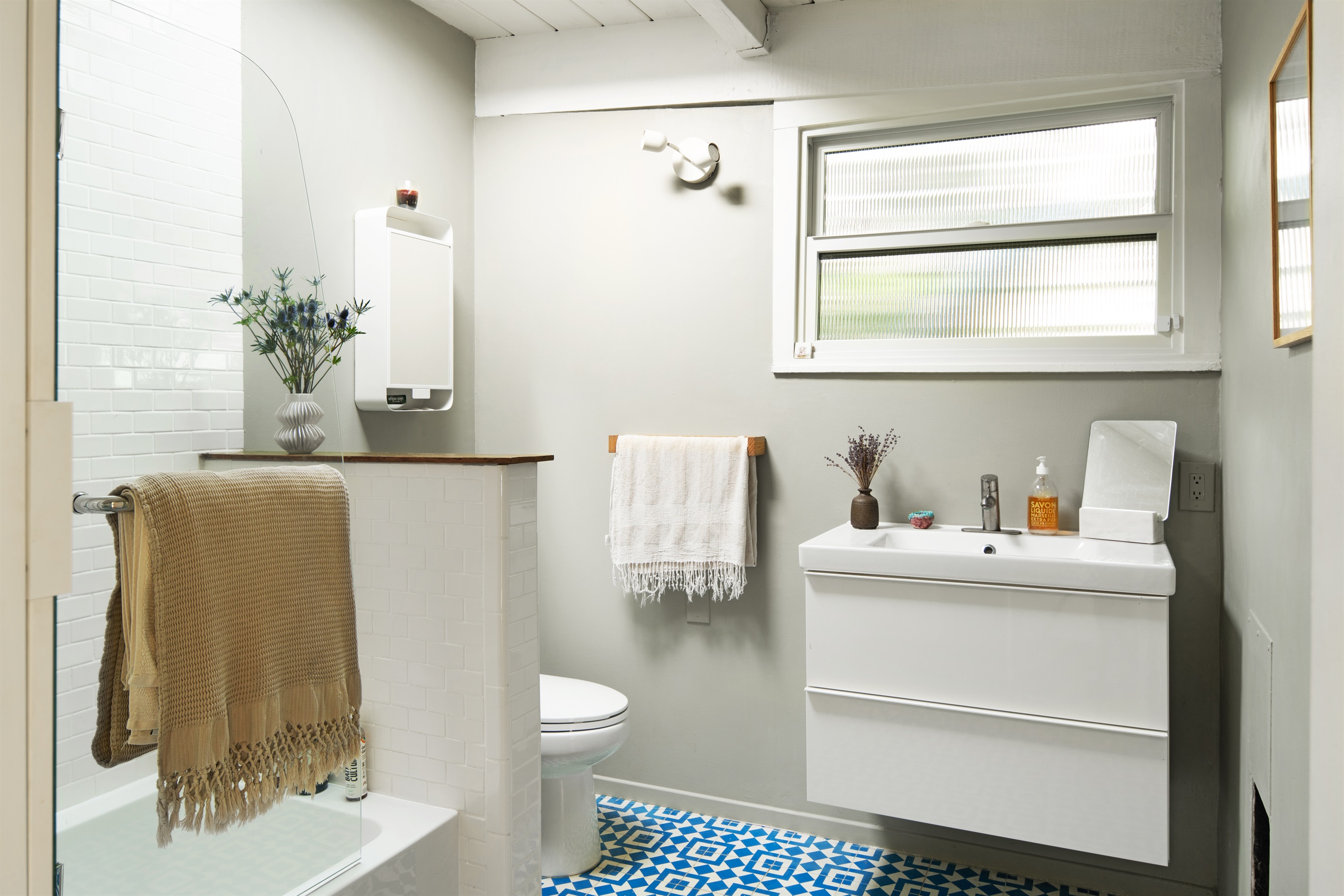 "Refresh and Renew: Rehabbed Bathroom with Vintage Touches"