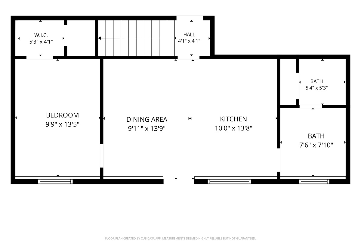Floor plan for main floor.