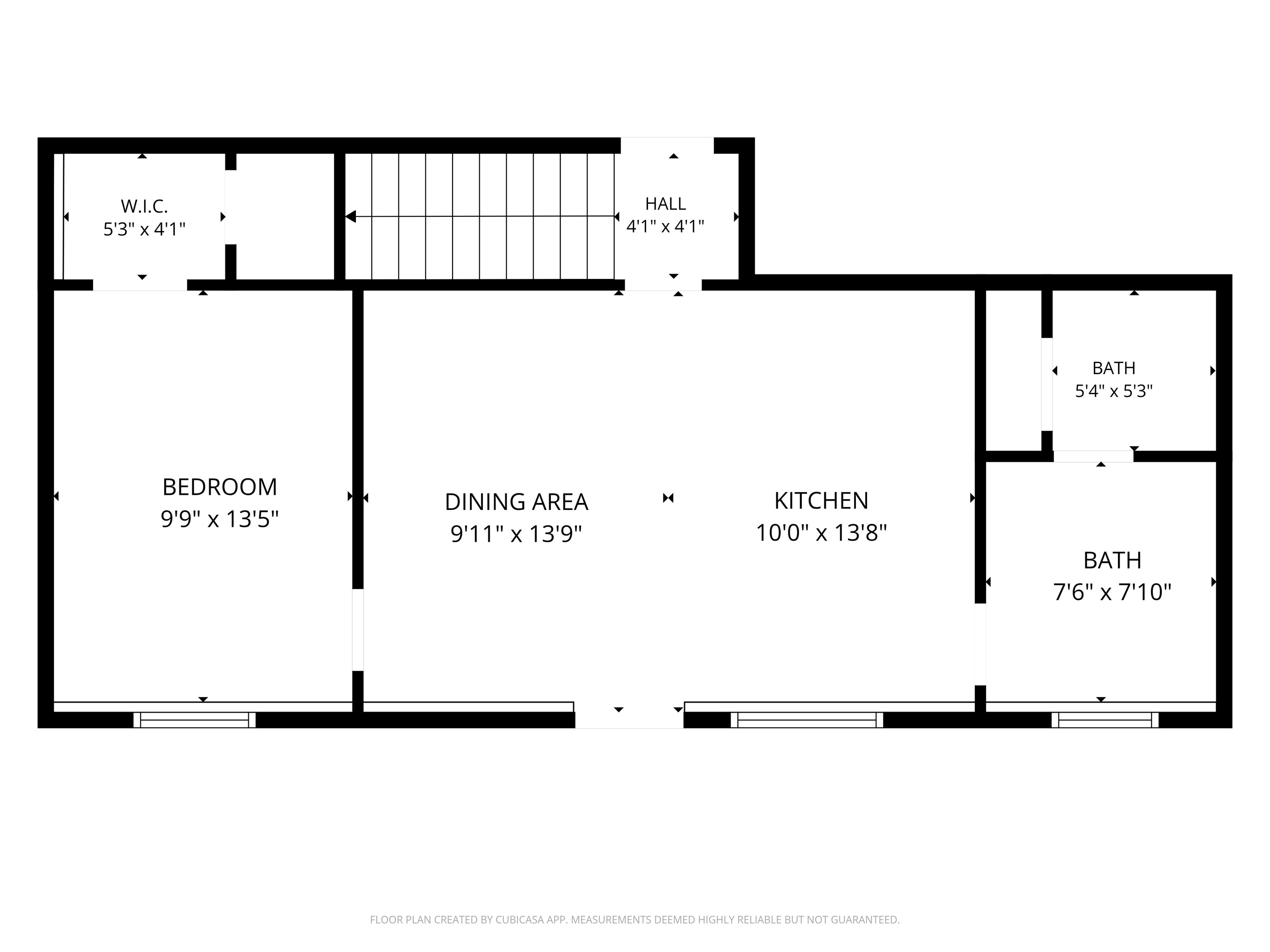 Floor plan for main floor.