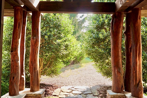 Follow the path to tranquility. Your mountain escape awaits.