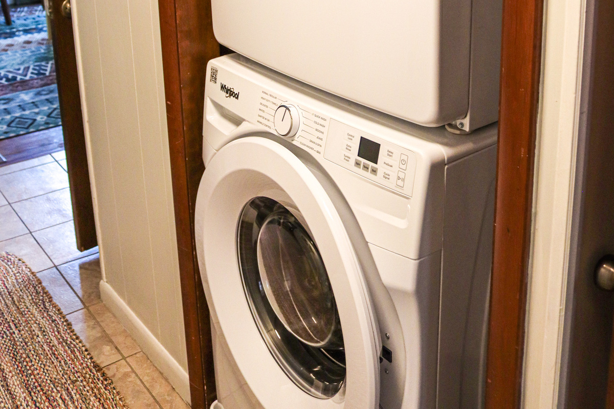 Full size washer and dryer available for your convenience during longer stays