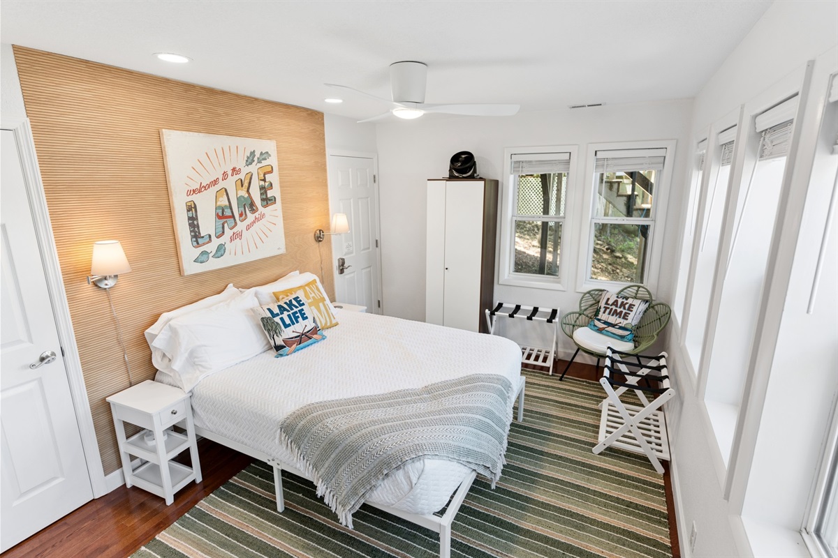 A peaceful room perfect for slow mornings and quiet nights.