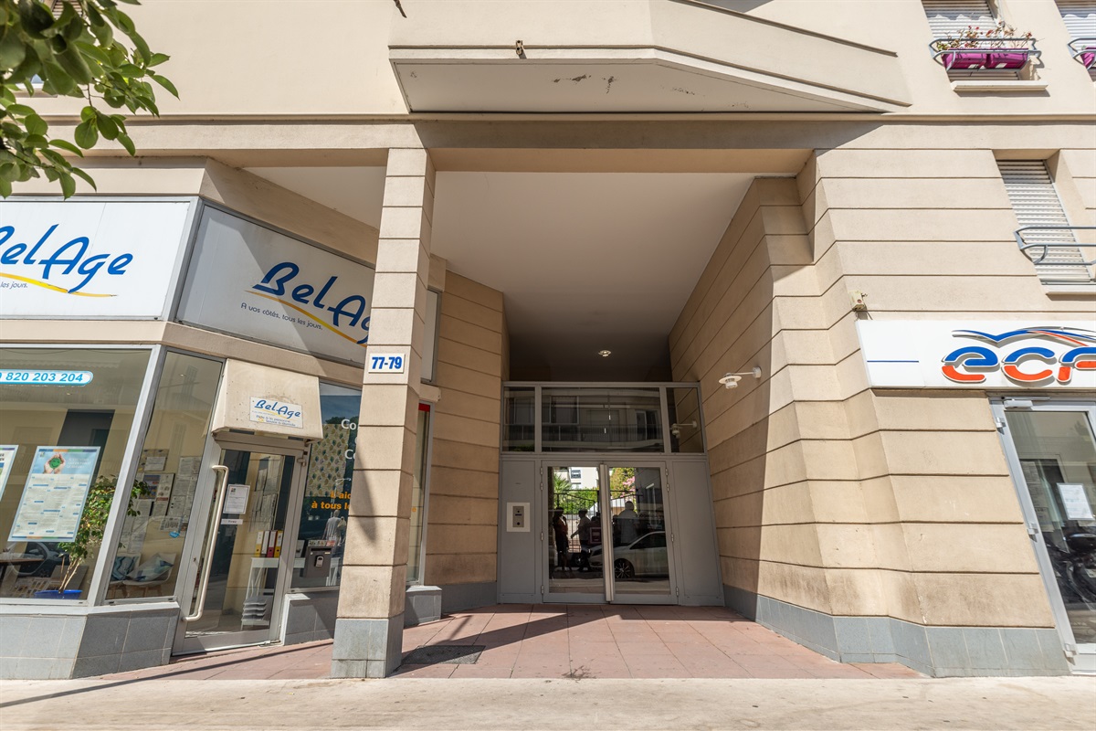 Path to entrance