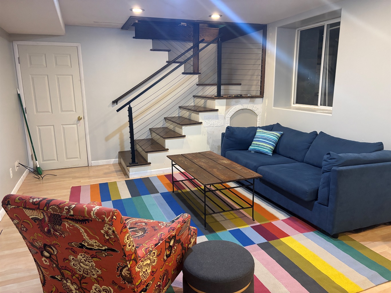 Lower Living Room and Stairs