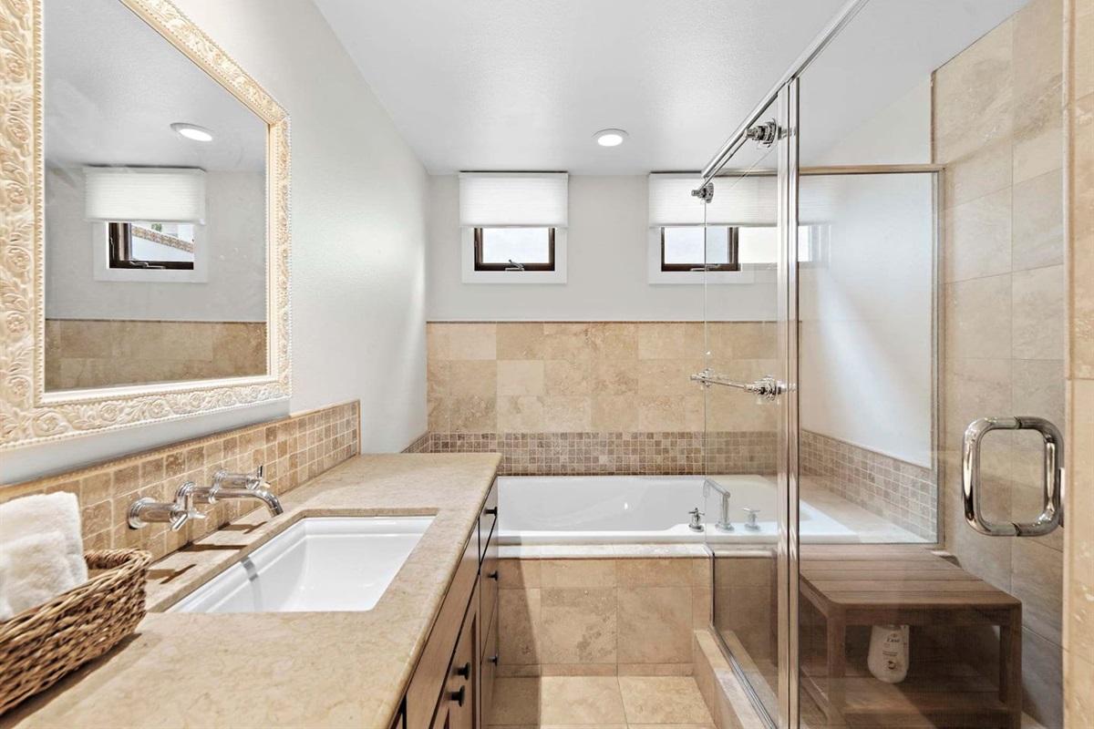 Another shot of the master bathroom