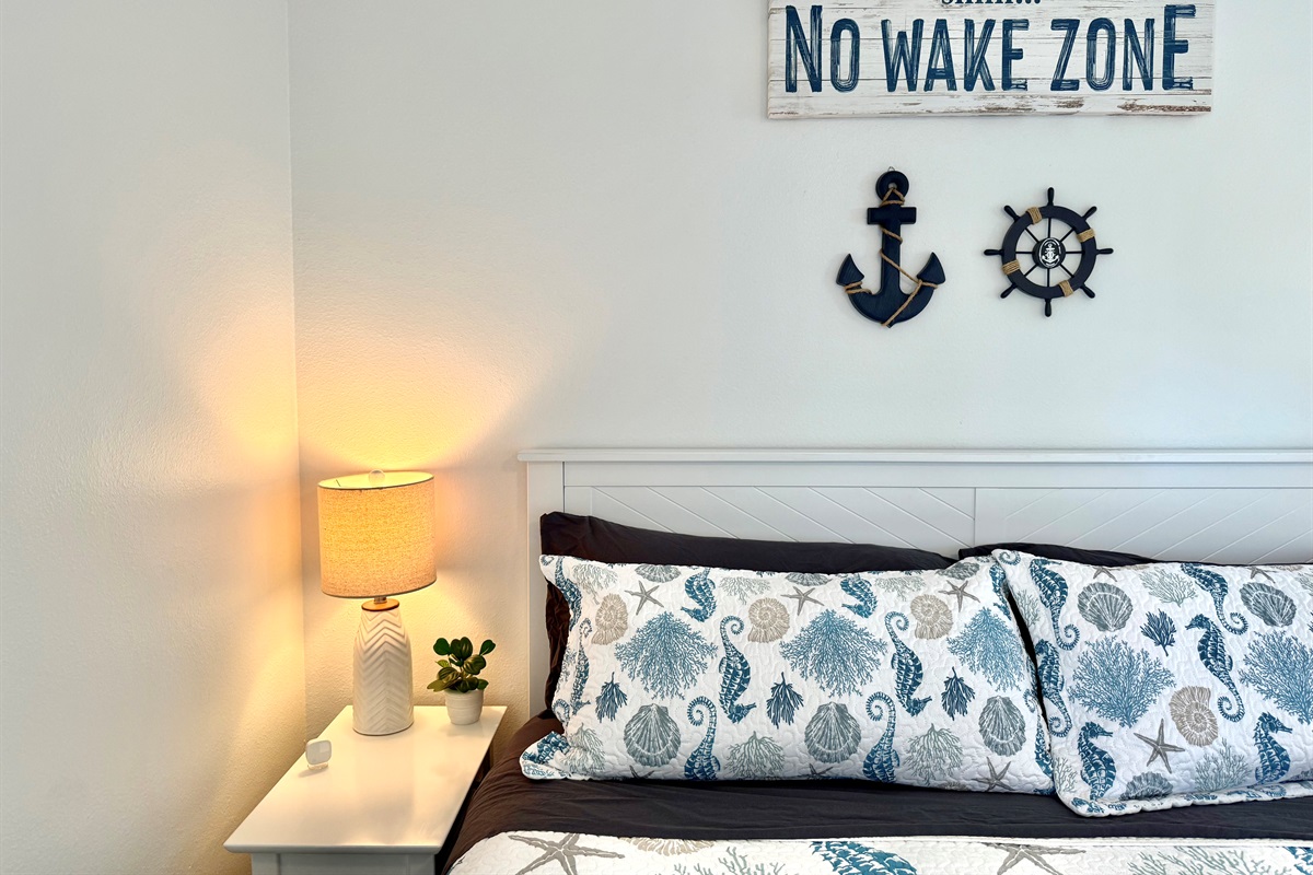 Beautifully decorated with beachy touches and plenty of room to stretch out.