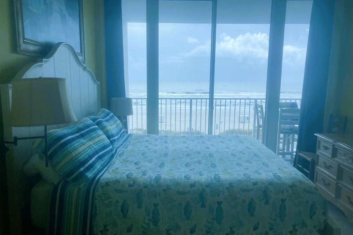 Take a nap or just relax while looking out at the Gulf. 
