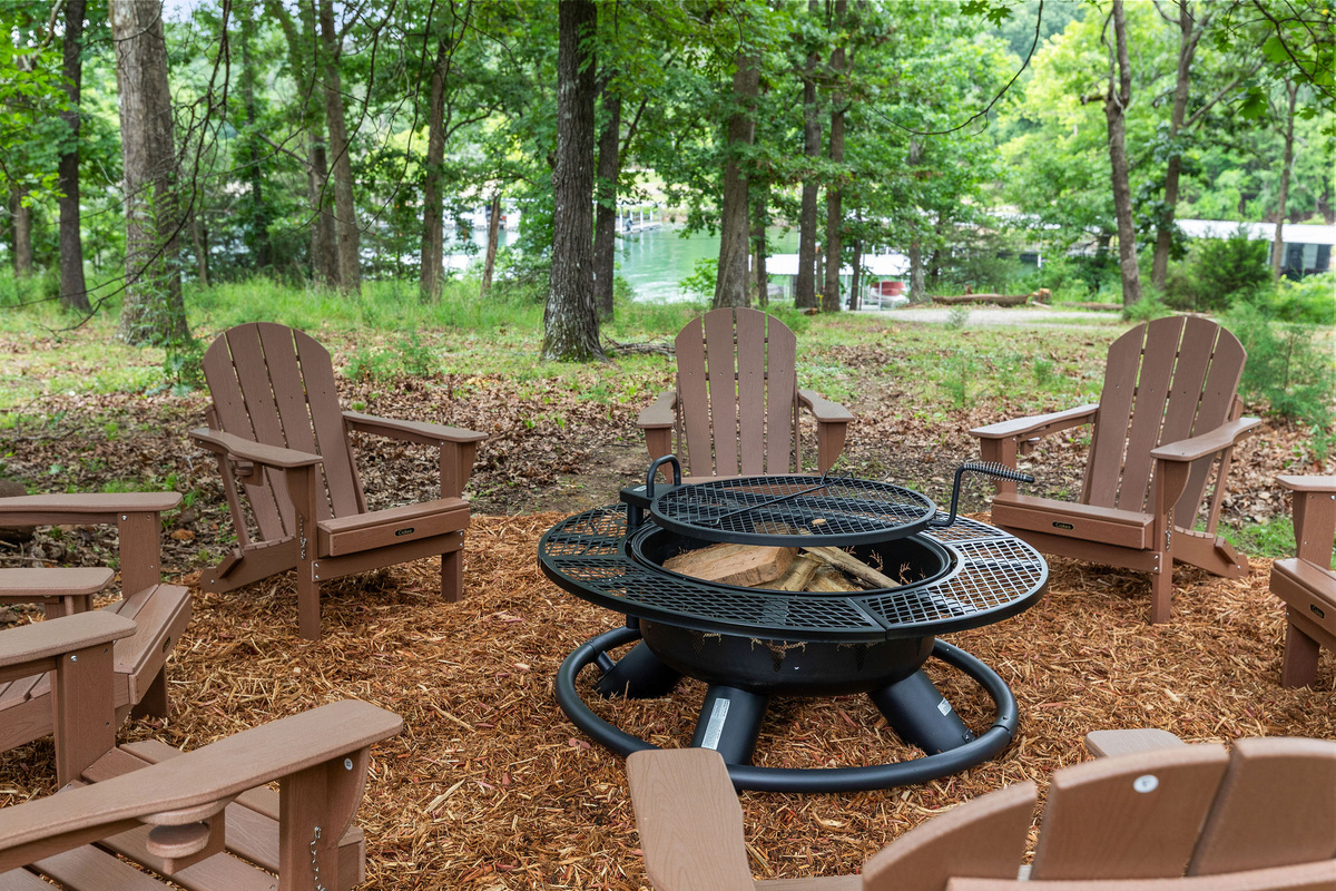 Firepit shared w/ 1 bedroom beside the home