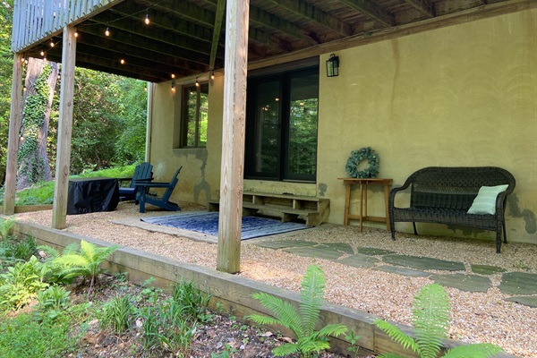 Wind down the day with a fire pit