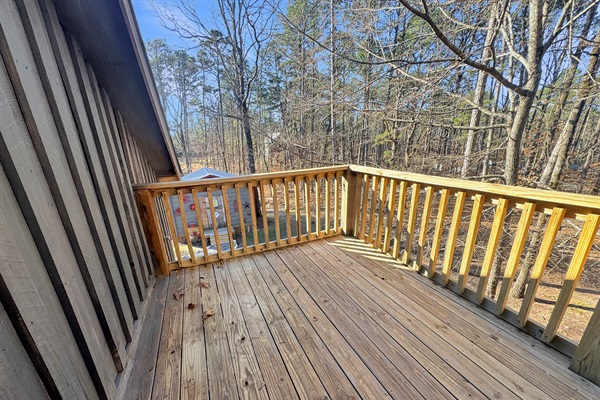 Your private balcony retreat - perfect for sunset yoga or morning meditation.