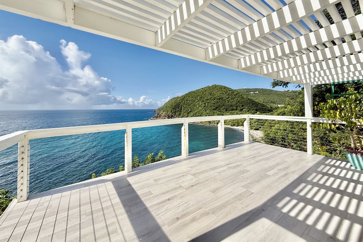 I mean, still drink your coffee but combine it with this view.