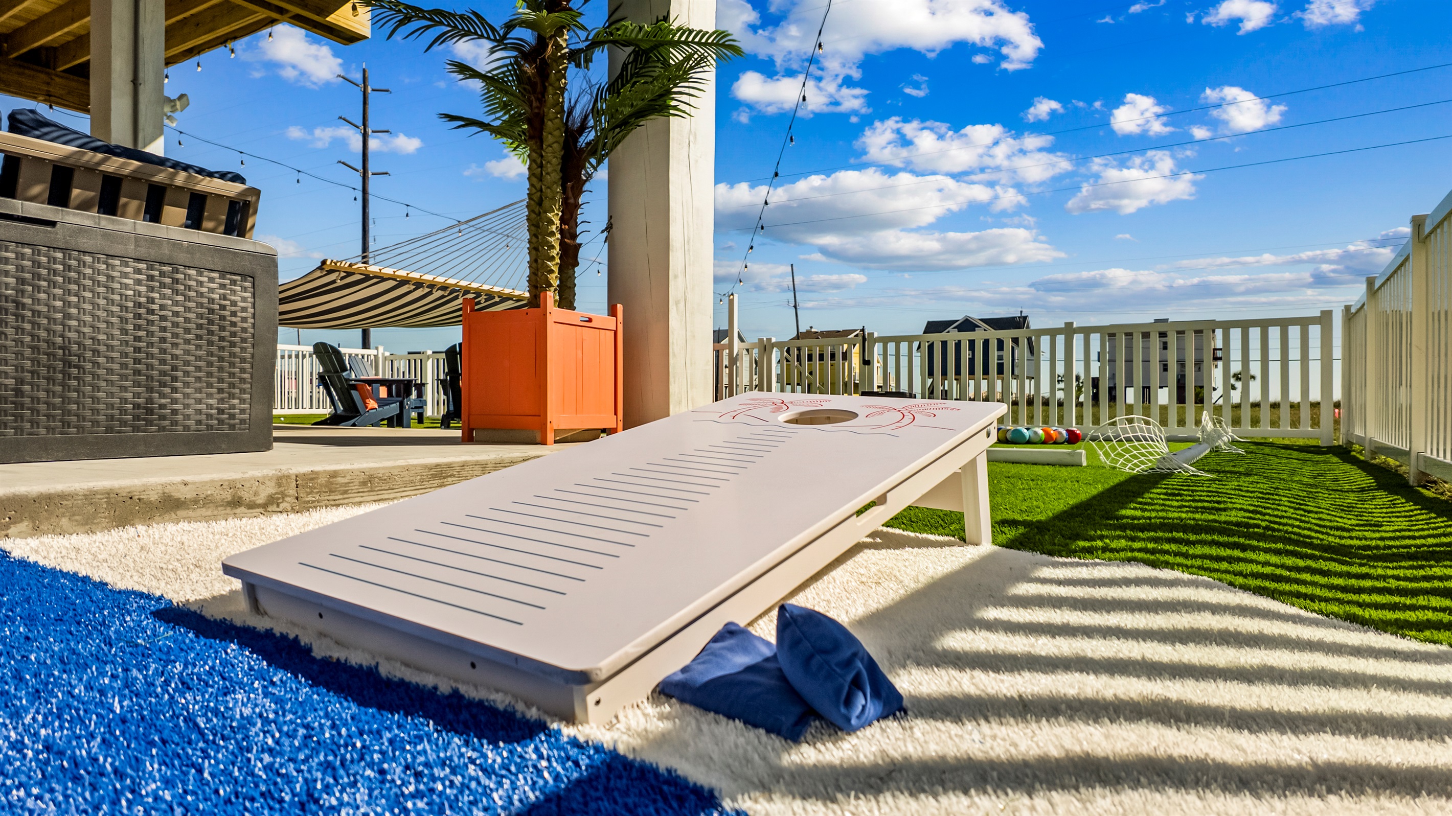 It's time to show of your corn hole skills!