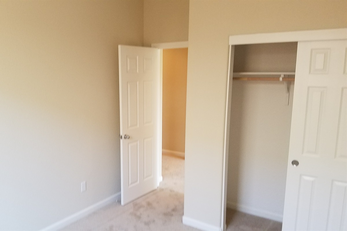 Bedroom 1,2,3 Closets  1,2,3