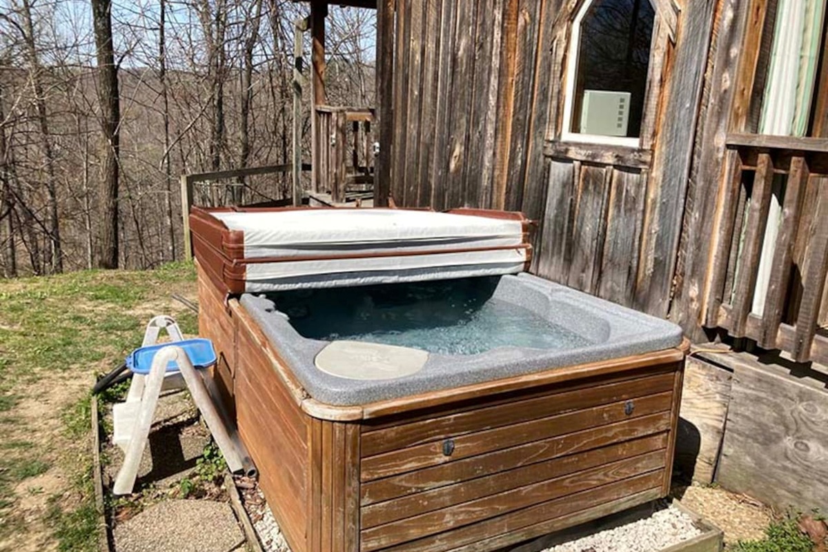Private hot tub