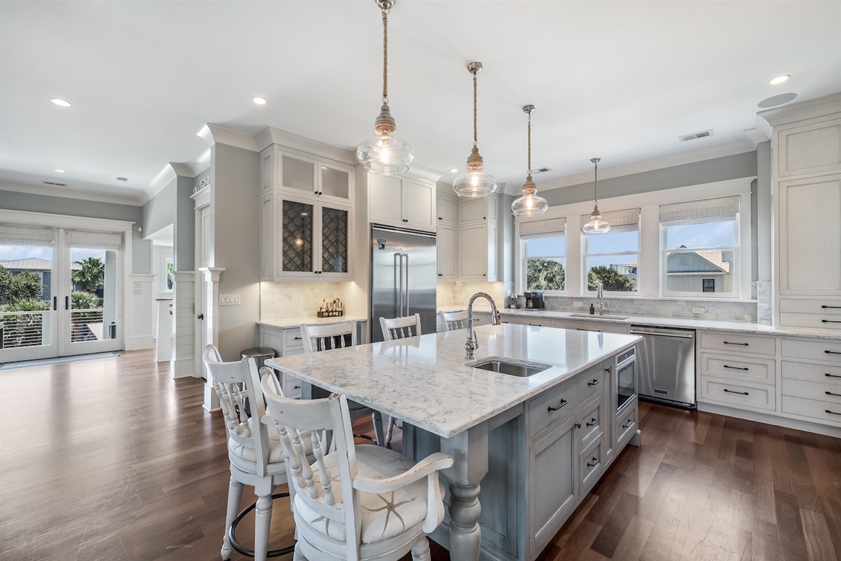 Fully equipped kitchen with everything you need to cook a meal! Shore Thing | 4001 Palm Blvd | Isle of Palms, SC | IOP Escapes