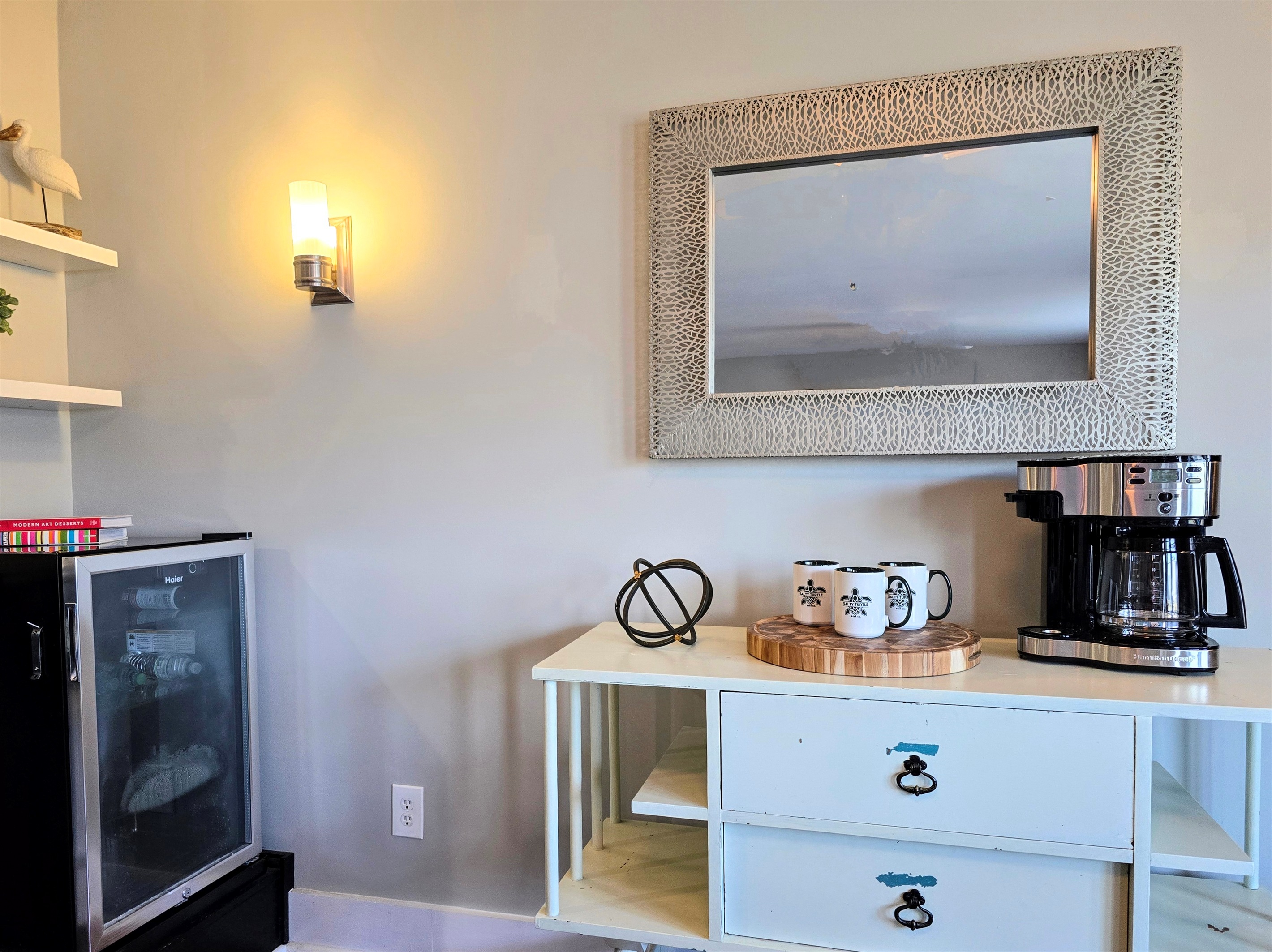 Coffee Bar and Wine Cooler