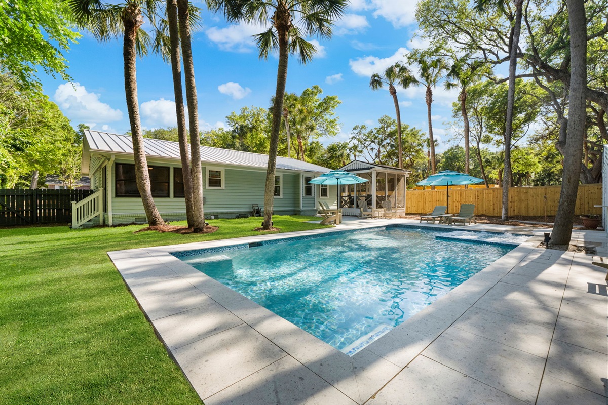 Pool | IOP Escapes The Beach Blessing | 3705 Hartnett Blvd, Isle of Palms, SC