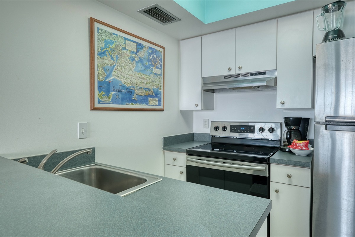 Kitchen with all the necessities