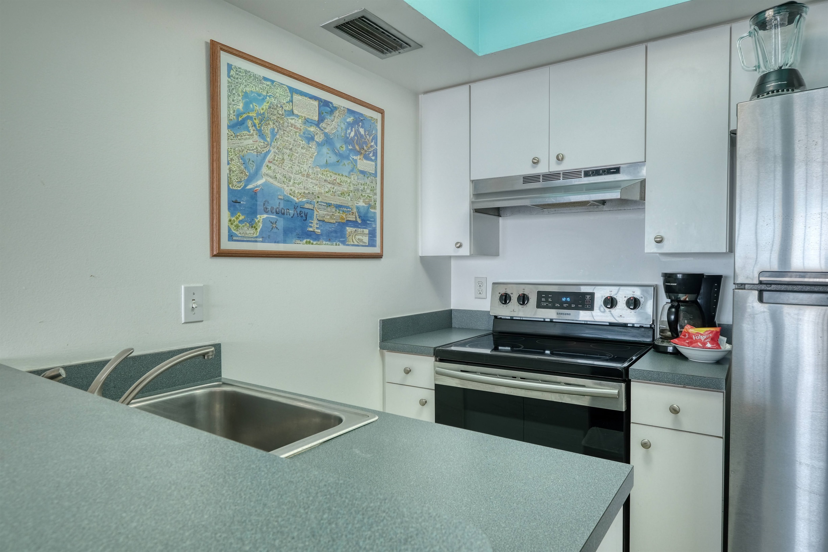 Kitchen with all the necessities