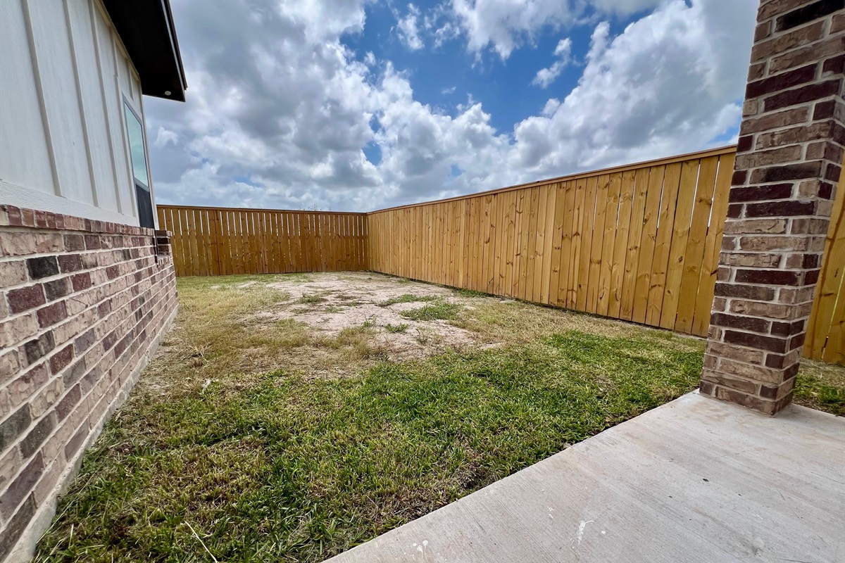 Small Private Yard