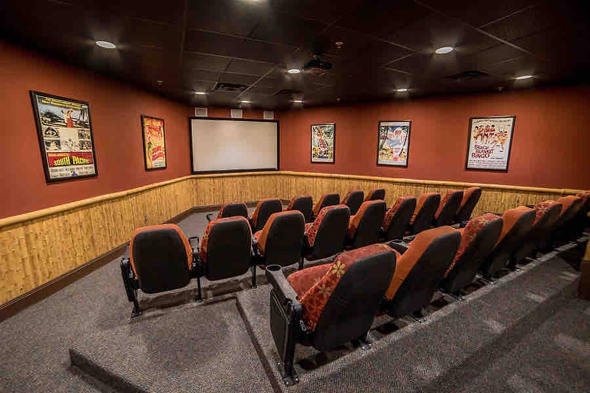 Theatre room on first floor 