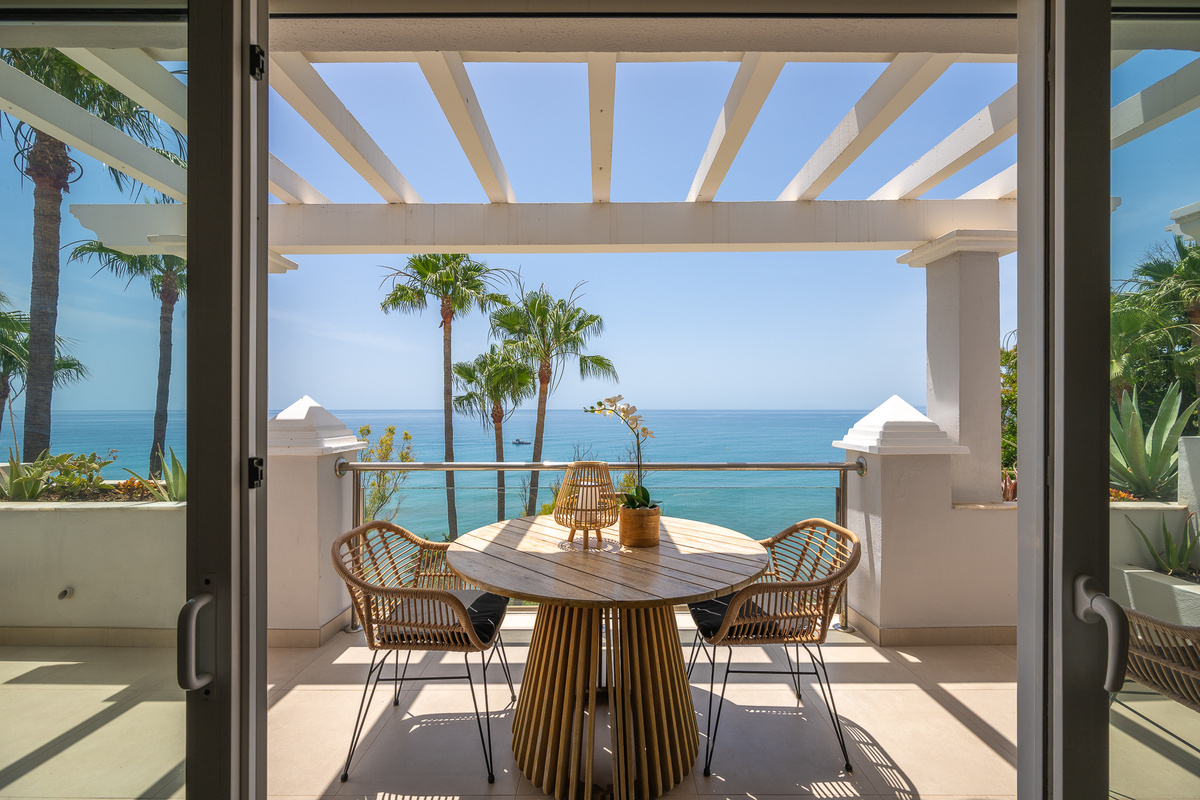 Terrace with sea view