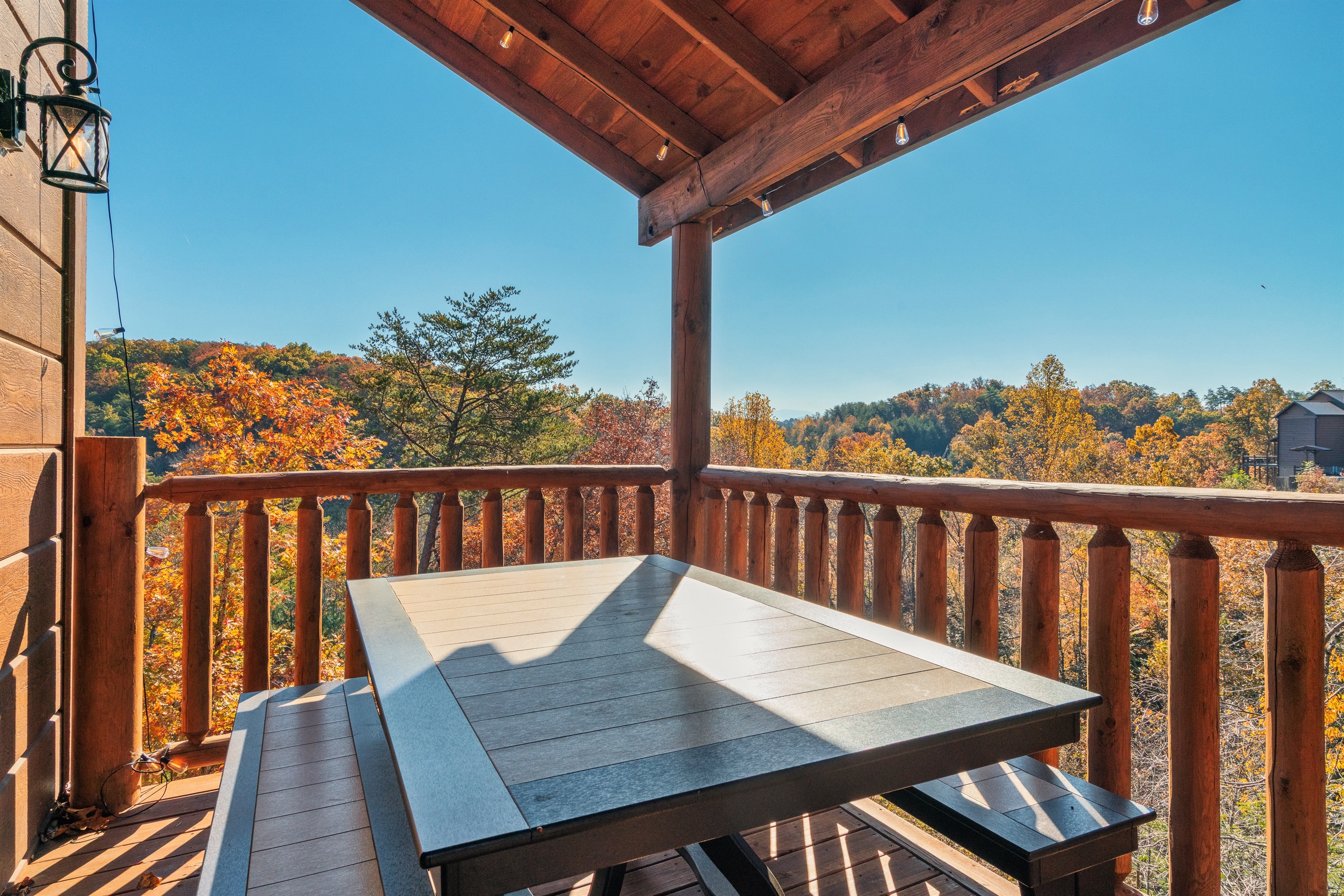 The perfect place to sit, relax, and enjoy the mountain views!