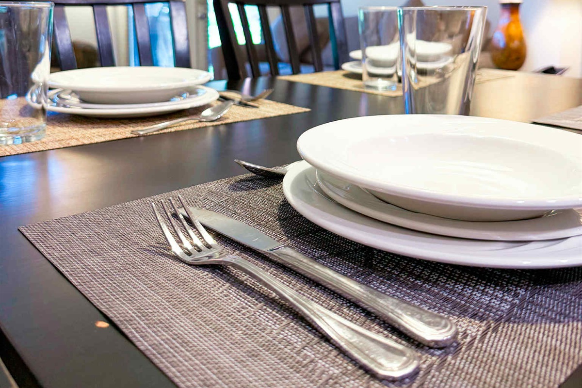 Unit A - Dining area.