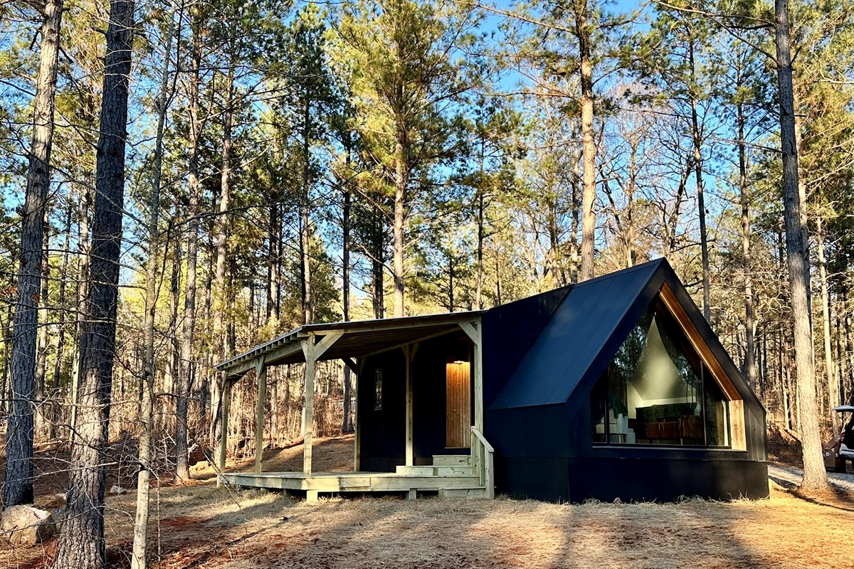 A Frame Cabin in the Woods